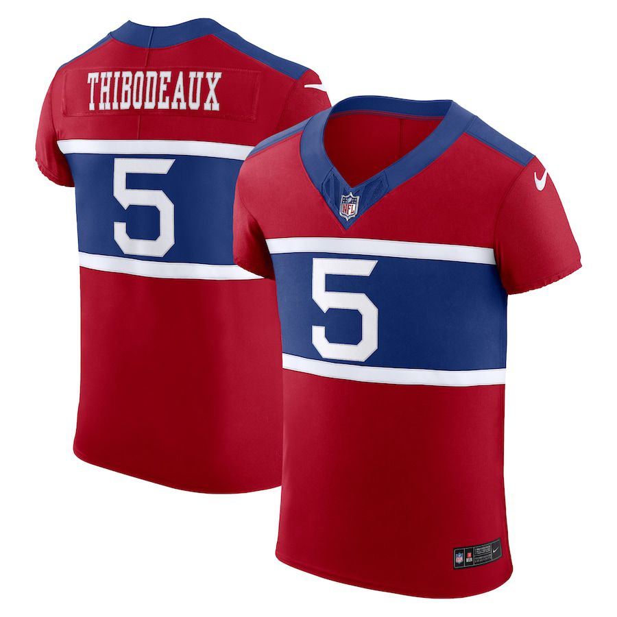 Men New York Giants #5 Kayvon Thibodeaux Nike Century Red Alternate Vapor F.U.S.E. Elite Player NFL Jersey